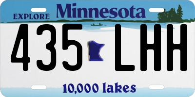 MN license plate 435LHH
