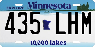 MN license plate 435LHM