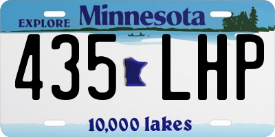 MN license plate 435LHP