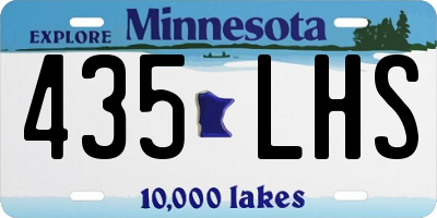 MN license plate 435LHS