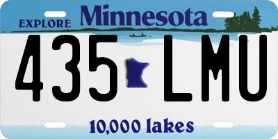 MN license plate 435LMU