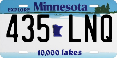 MN license plate 435LNQ