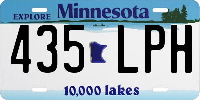MN license plate 435LPH