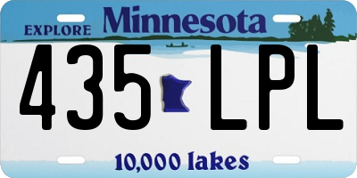 MN license plate 435LPL