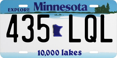 MN license plate 435LQL