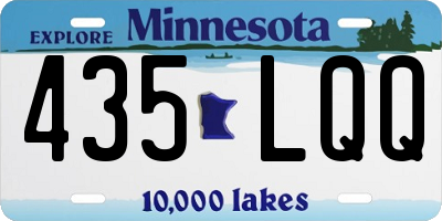 MN license plate 435LQQ