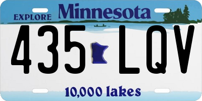 MN license plate 435LQV