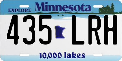 MN license plate 435LRH
