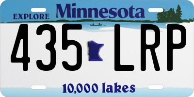 MN license plate 435LRP