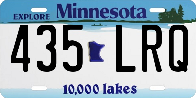 MN license plate 435LRQ