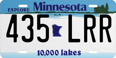MN license plate 435LRR