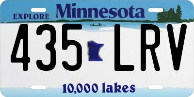 MN license plate 435LRV