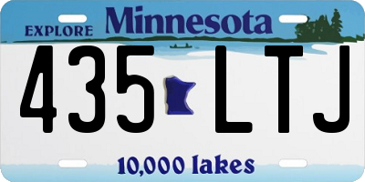 MN license plate 435LTJ
