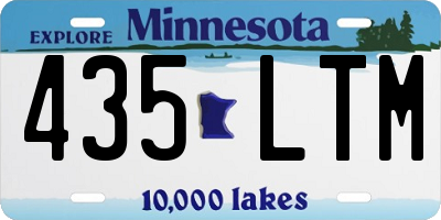 MN license plate 435LTM