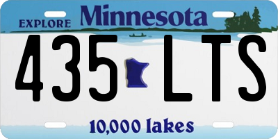 MN license plate 435LTS