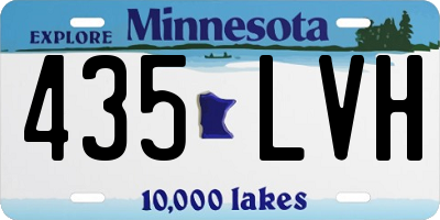 MN license plate 435LVH