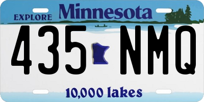 MN license plate 435NMQ