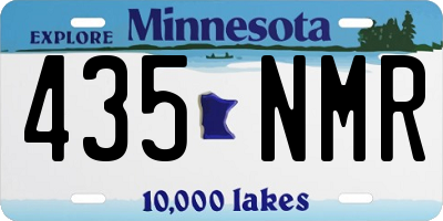 MN license plate 435NMR