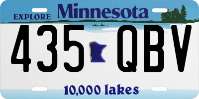 MN license plate 435QBV