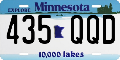 MN license plate 435QQD