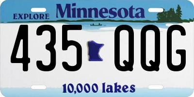 MN license plate 435QQG