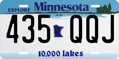 MN license plate 435QQJ