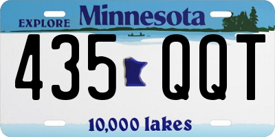 MN license plate 435QQT