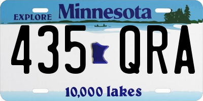 MN license plate 435QRA