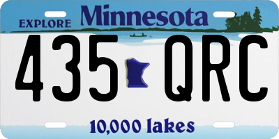 MN license plate 435QRC