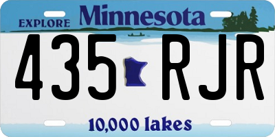 MN license plate 435RJR