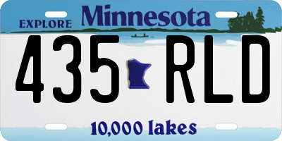 MN license plate 435RLD