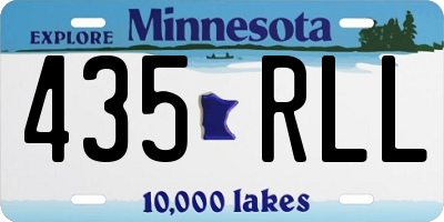 MN license plate 435RLL