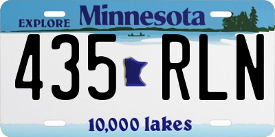 MN license plate 435RLN