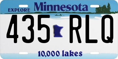 MN license plate 435RLQ