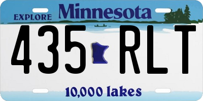 MN license plate 435RLT