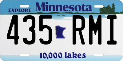 MN license plate 435RMI