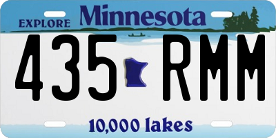 MN license plate 435RMM