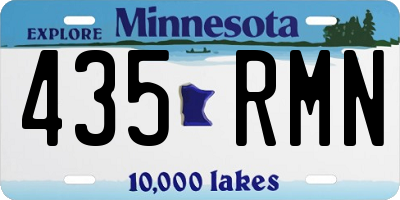 MN license plate 435RMN