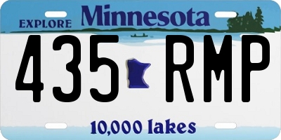 MN license plate 435RMP