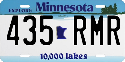 MN license plate 435RMR