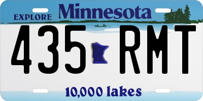 MN license plate 435RMT