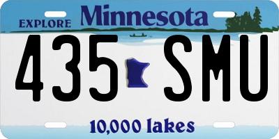 MN license plate 435SMU