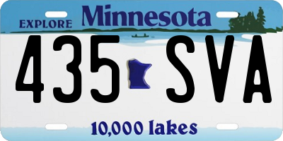 MN license plate 435SVA
