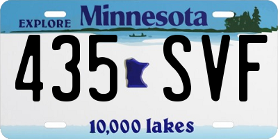 MN license plate 435SVF