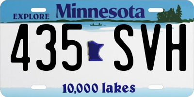 MN license plate 435SVH
