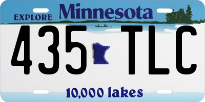 MN license plate 435TLC