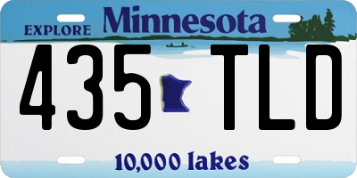 MN license plate 435TLD