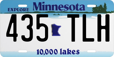 MN license plate 435TLH
