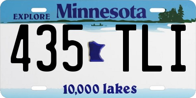 MN license plate 435TLI