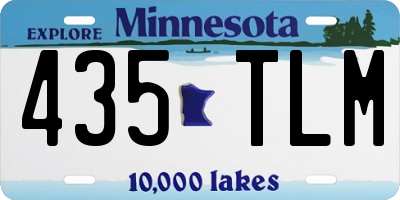 MN license plate 435TLM